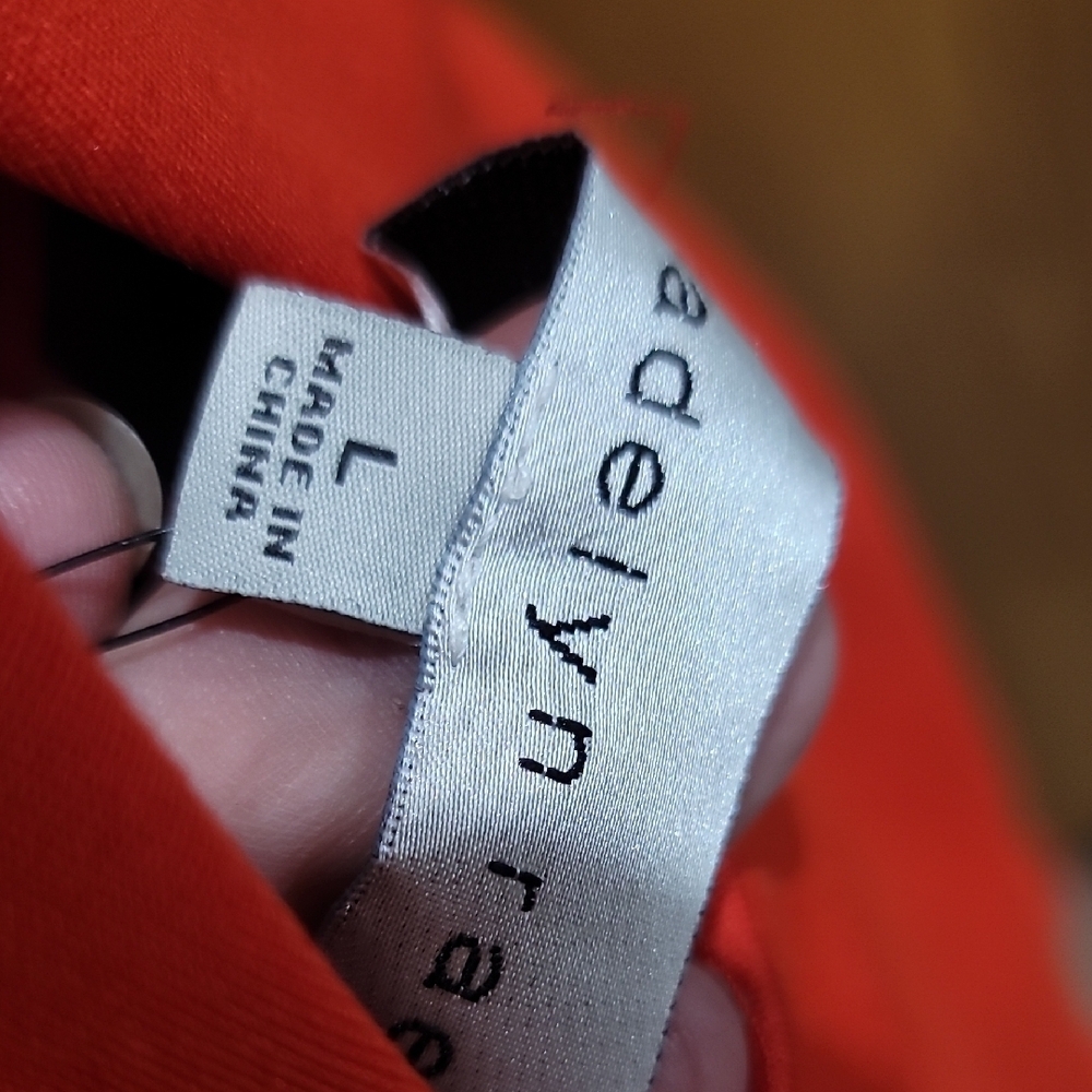 Adelyn Rae Bold Orange Cross-Strap Mini Dress - Picture 4 of 9